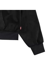Girls 7-16 Velour Meet and Greet Hoodie