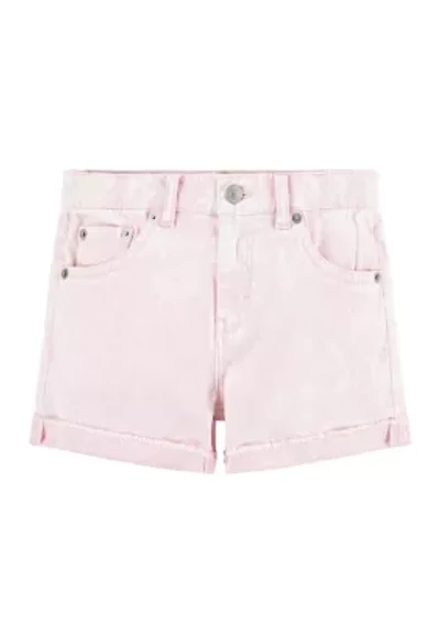 Girls 7-16 Angled Frayed Cuff Shorts