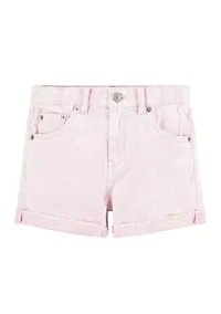Girls 7-16 Angled Frayed Cuff Shorts