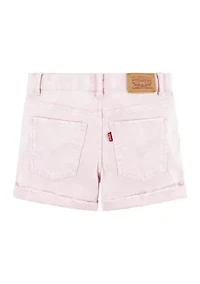Girls 7-16 Angled Frayed Cuff Shorts