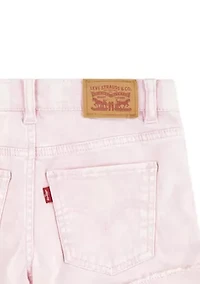 Girls 7-16 Angled Frayed Cuff Shorts