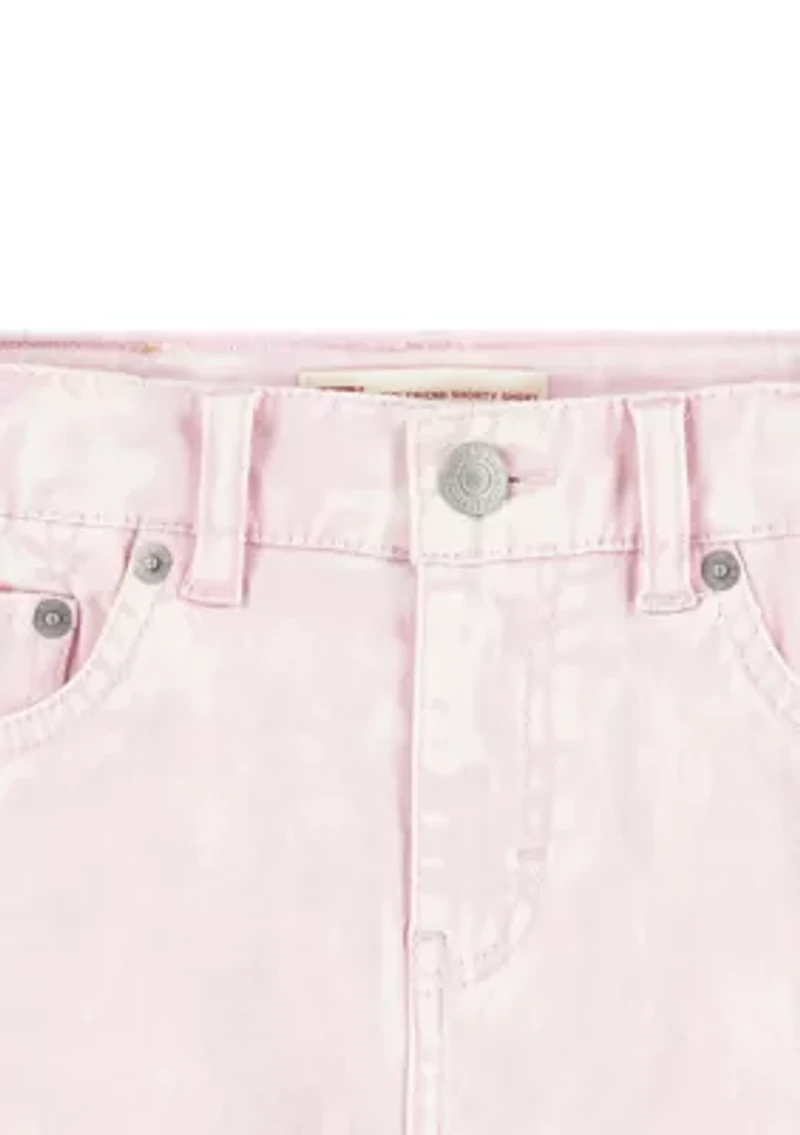 Girls 7-16 Angled Frayed Cuff Shorts