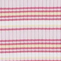 Girls 7-16 Short Sleeve Stripe Meet and Greet Top