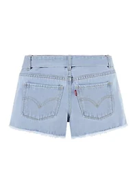 Girls 7-16 Denim Belted Shorts