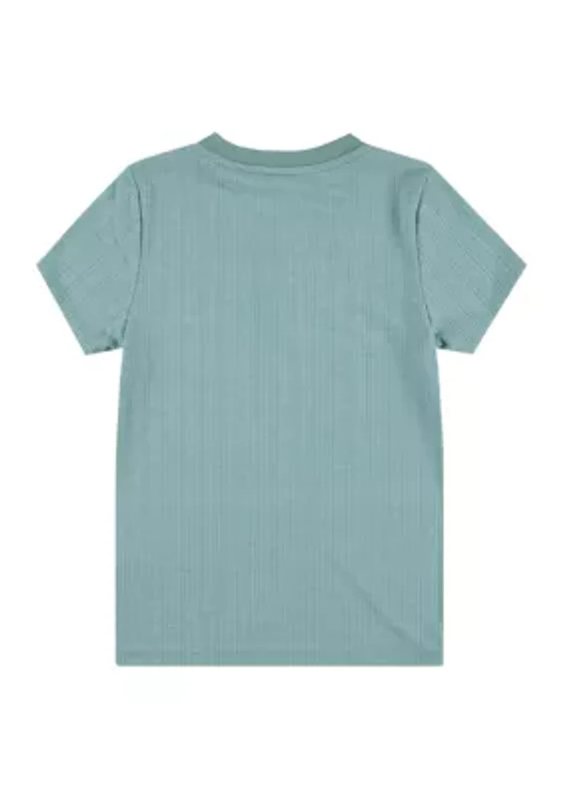 Girls 7-16 Ribbed Knit Babydoll Top