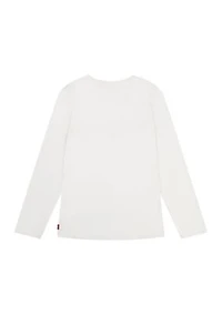 Girls 7-16 Patchwork Batwing Graphic T-Shirt with scrunchie