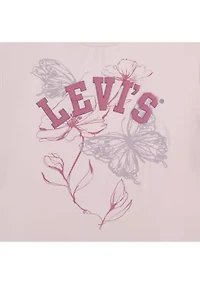 Girls 7-16 Oversized Floral Graphic T-Shirt