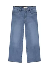 Girls 7-16 Wide Leg Denim Jeans