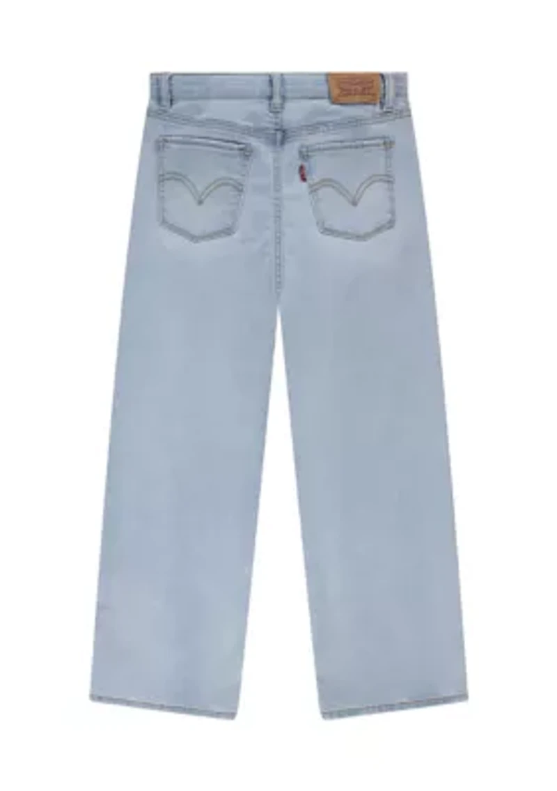 Girls 7-16 Wide Leg Denim Jeans