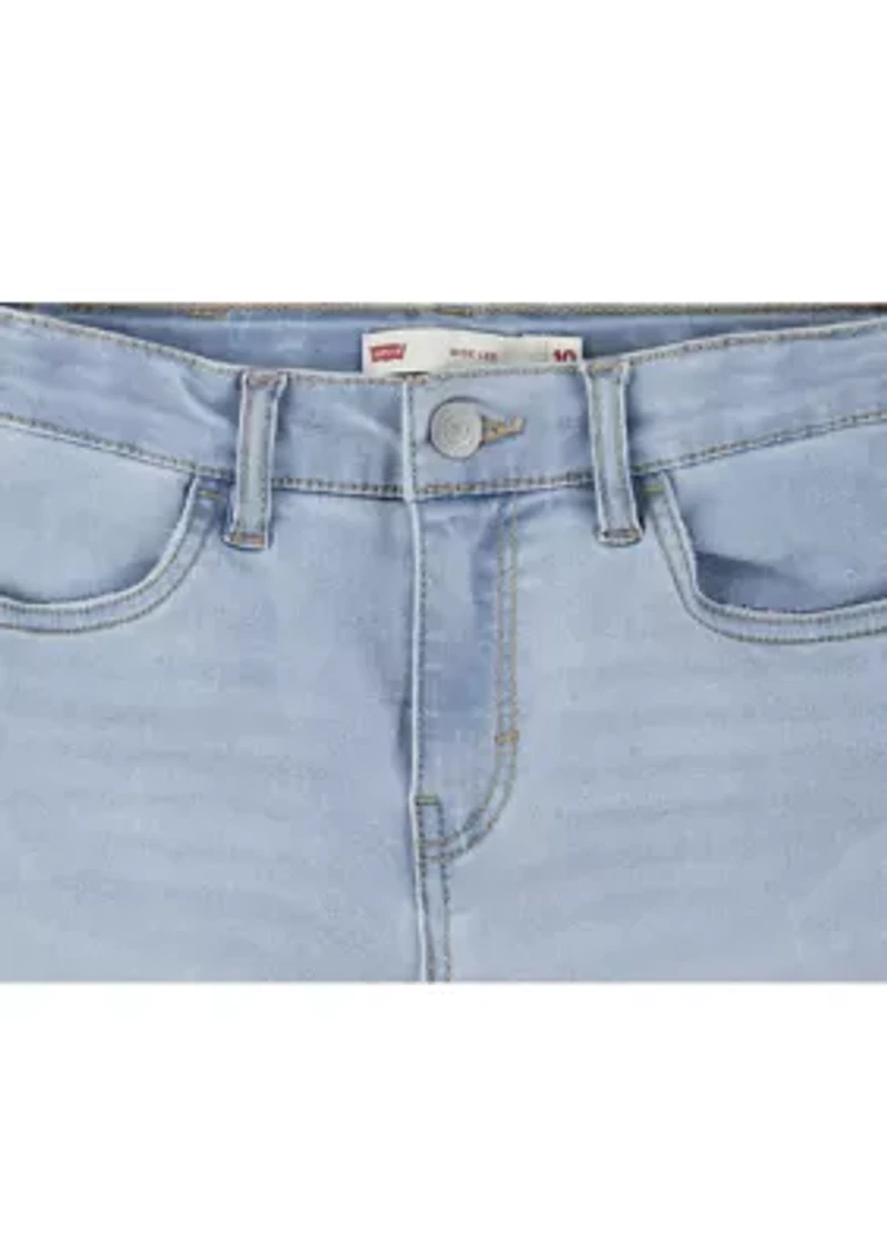 Girls 7-16 Wide Leg Denim Jeans