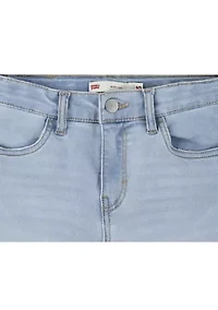 Girls 7-16 Wide Leg Denim Jeans