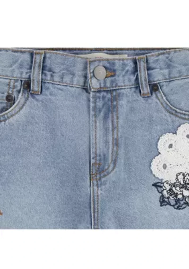 Girls 7-16 Craft Skate Shorts with Side Slits