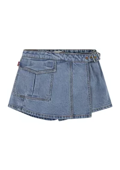Girls 7-16 High Rise Cargo Skort