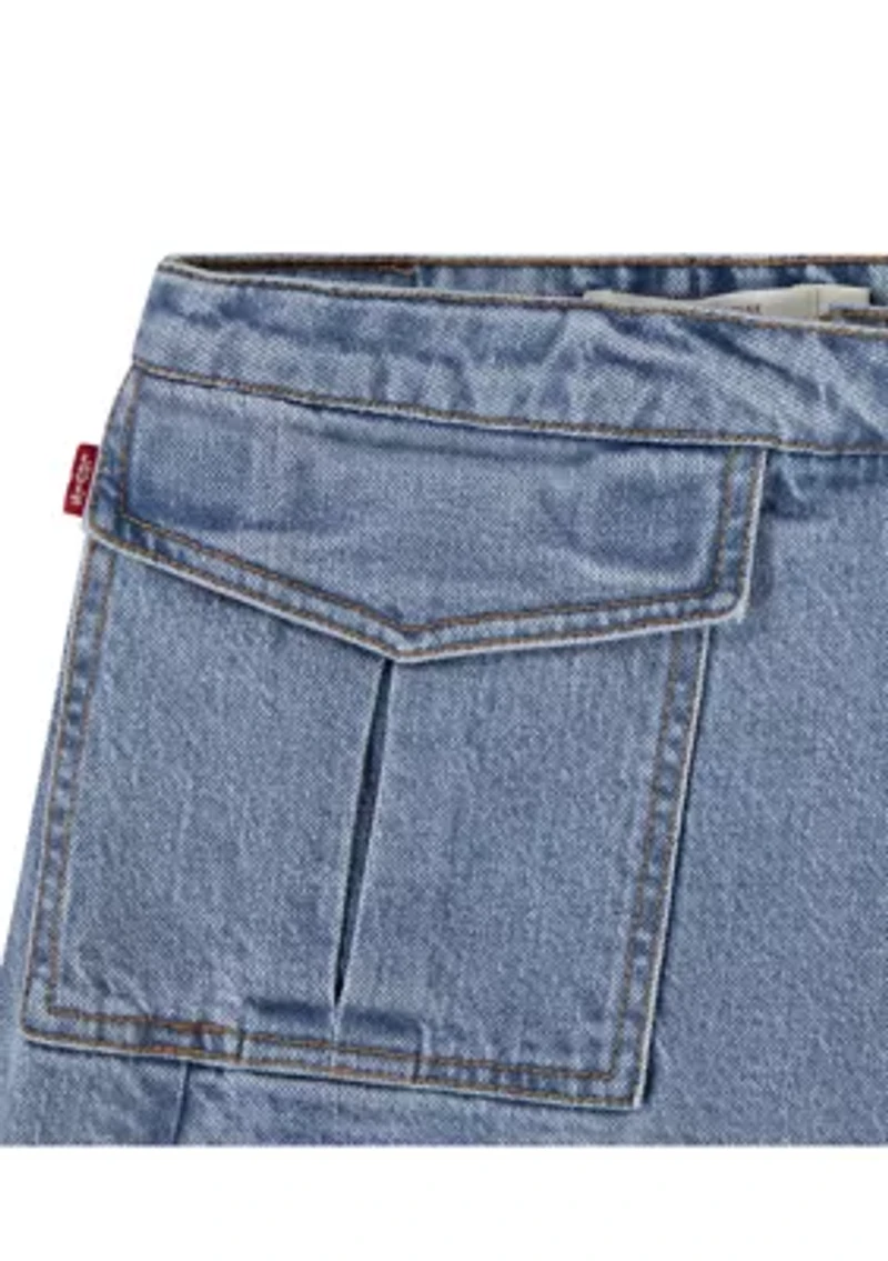 Girls 7-16 High Rise Cargo Skort