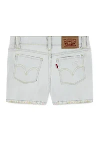 Girls 7-16 Rainbow Denim Shorts
