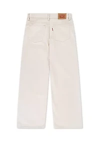 Girls 7-16 Pearlized Wide Leg Jeans