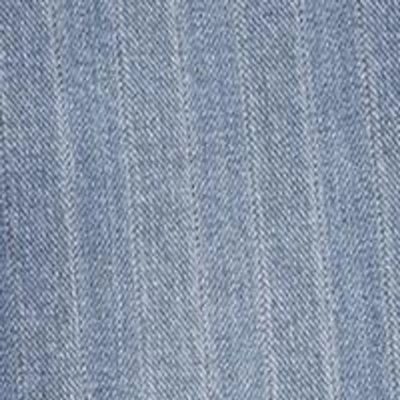 Girls 7-16 Textured Stripe Wide Leg Jeans