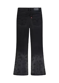 Girls 7-16 Faded Art Flare Jeans