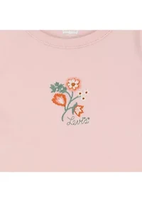 Girls 7-16 Floral Embroidery Top