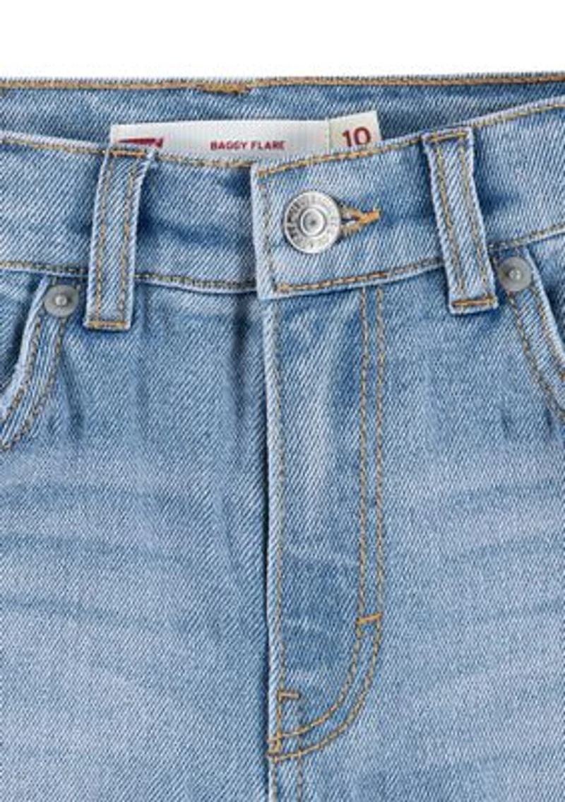 Girls 7-16 Baggy Flare Jeans