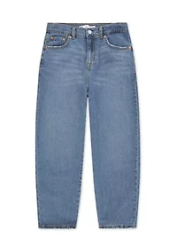 Girls 7-16 Baggy Barrel Jeans