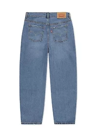 Girls 7-16 Baggy Barrel Jeans