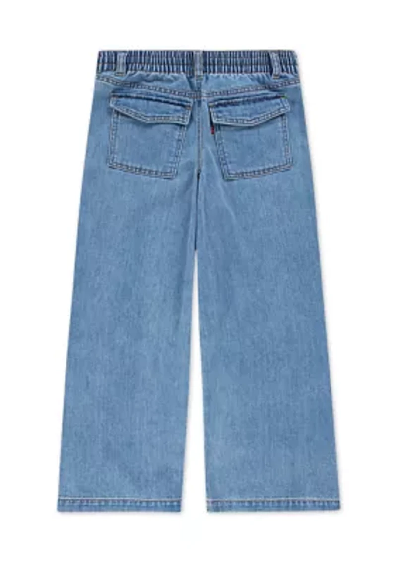 Girls 7-16 Baggy Wide Leg Jeans