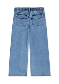 Girls 7-16 Baggy Wide Leg Jeans