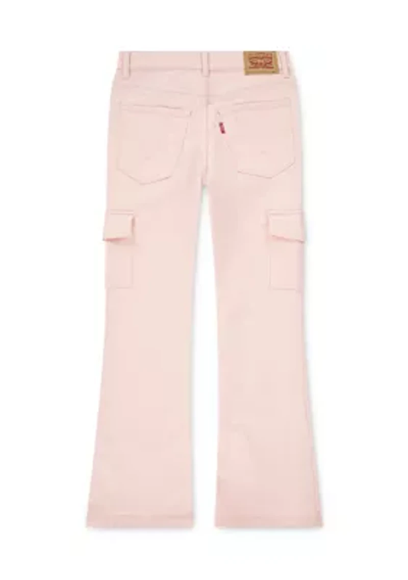 Girls 7-16 Flare Cargo Pants