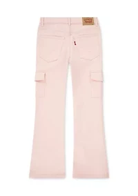 Girls 7-16 Flare Cargo Pants