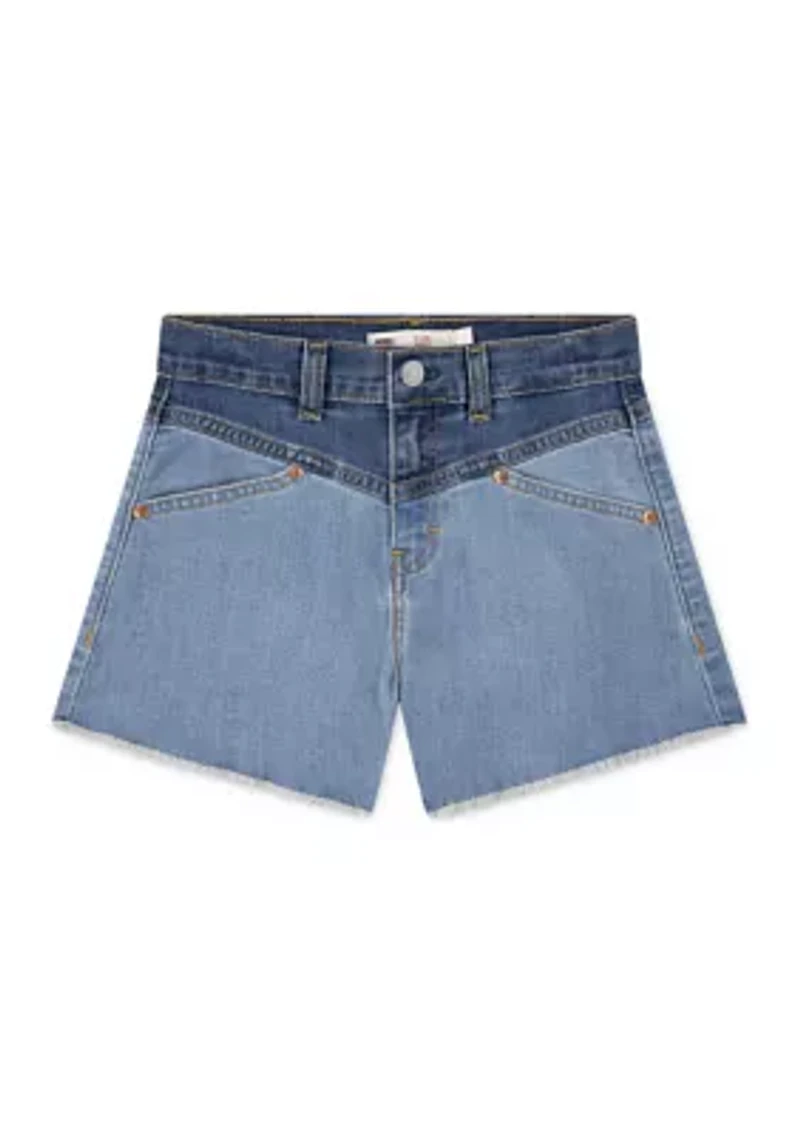 Girls 7-16 Western A-Line Shorts