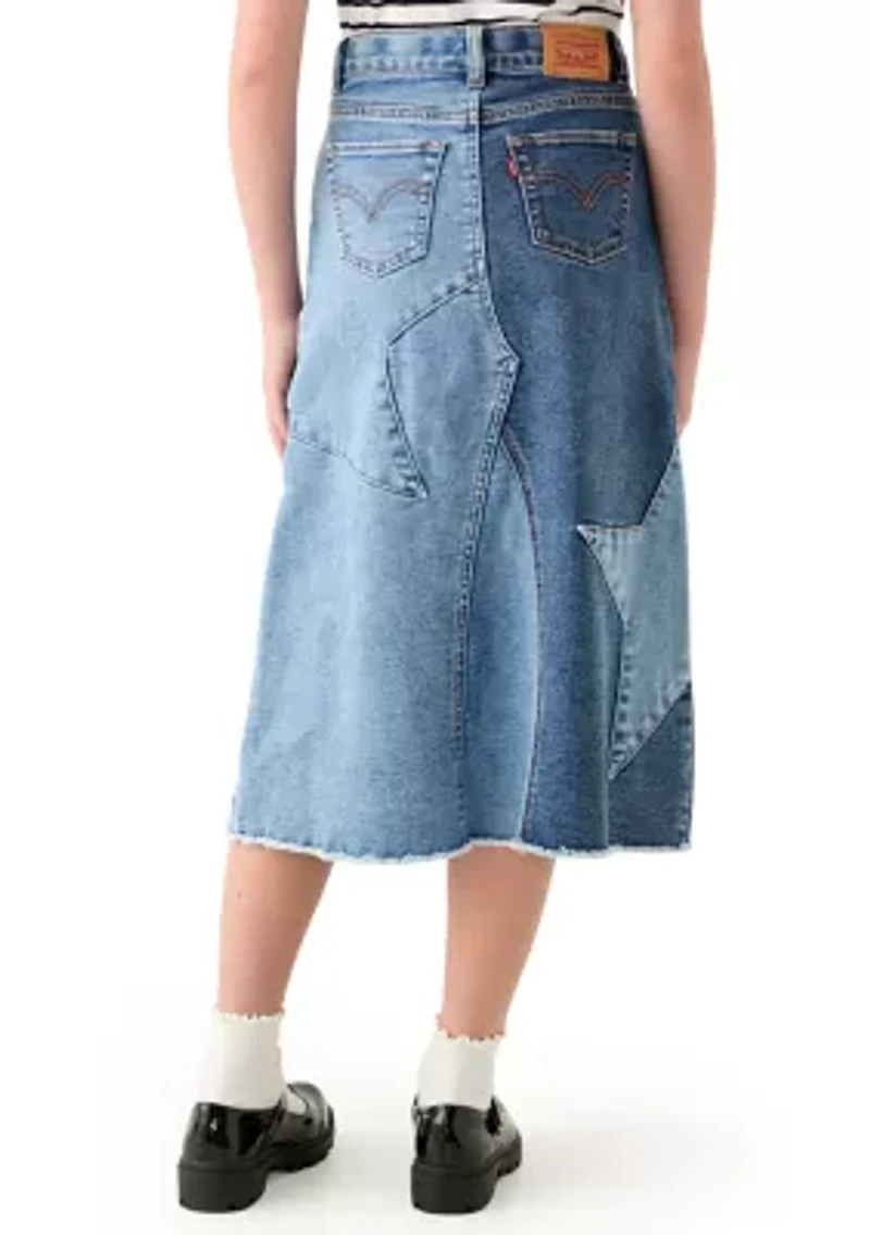Girls 7-16 Western Midi Skirt