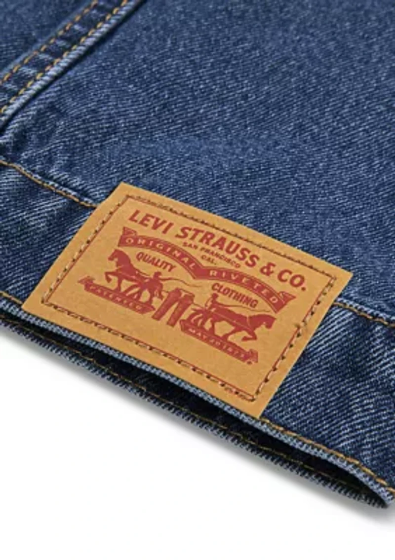 Girls 7-16 Denim Trucker Jacket with Patches