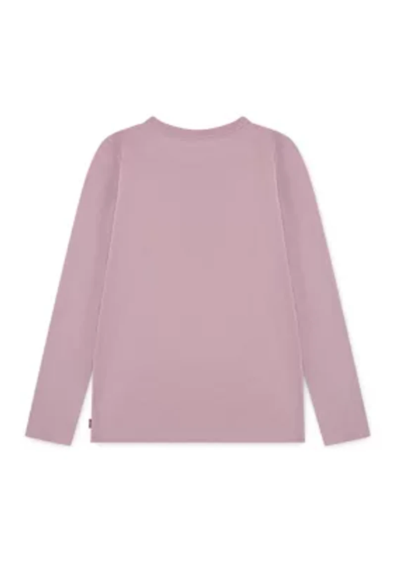 Girls 7-16 Long Sleeve Jersey Graphic Top