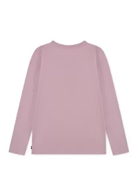 Girls 7-16 Long Sleeve Jersey Graphic Top