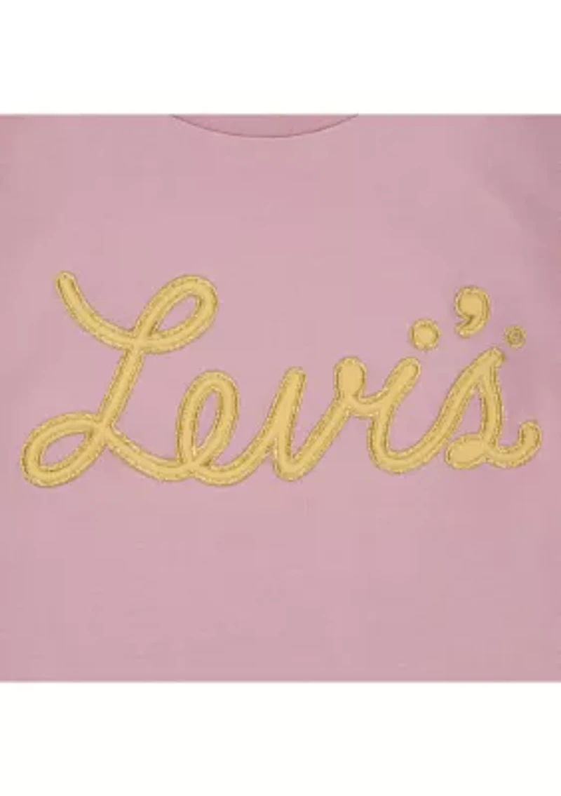 Girls 7-16 Long Sleeve Jersey Graphic Top