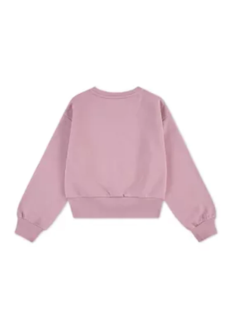 Girls 7-16 Meet and Greet Bow Sweater