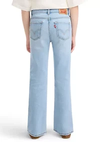 Girls 7-16 Flare Jeans with Applique