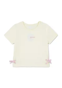 Girls 7-16 Daisy Side Tie T-Shirt