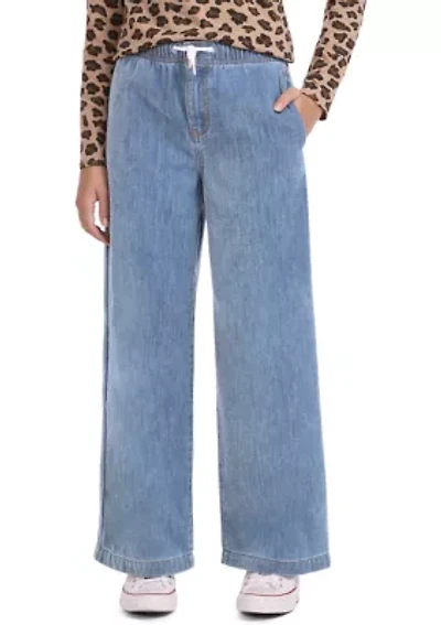 Girls 7-16 Luxe Denim High Rise Baggy Jeans