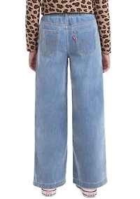 Girls 7-16 Luxe Denim High Rise Baggy Jeans