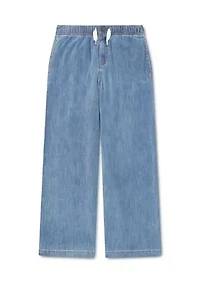 Girls 7-16 Luxe Denim High Rise Baggy Jeans