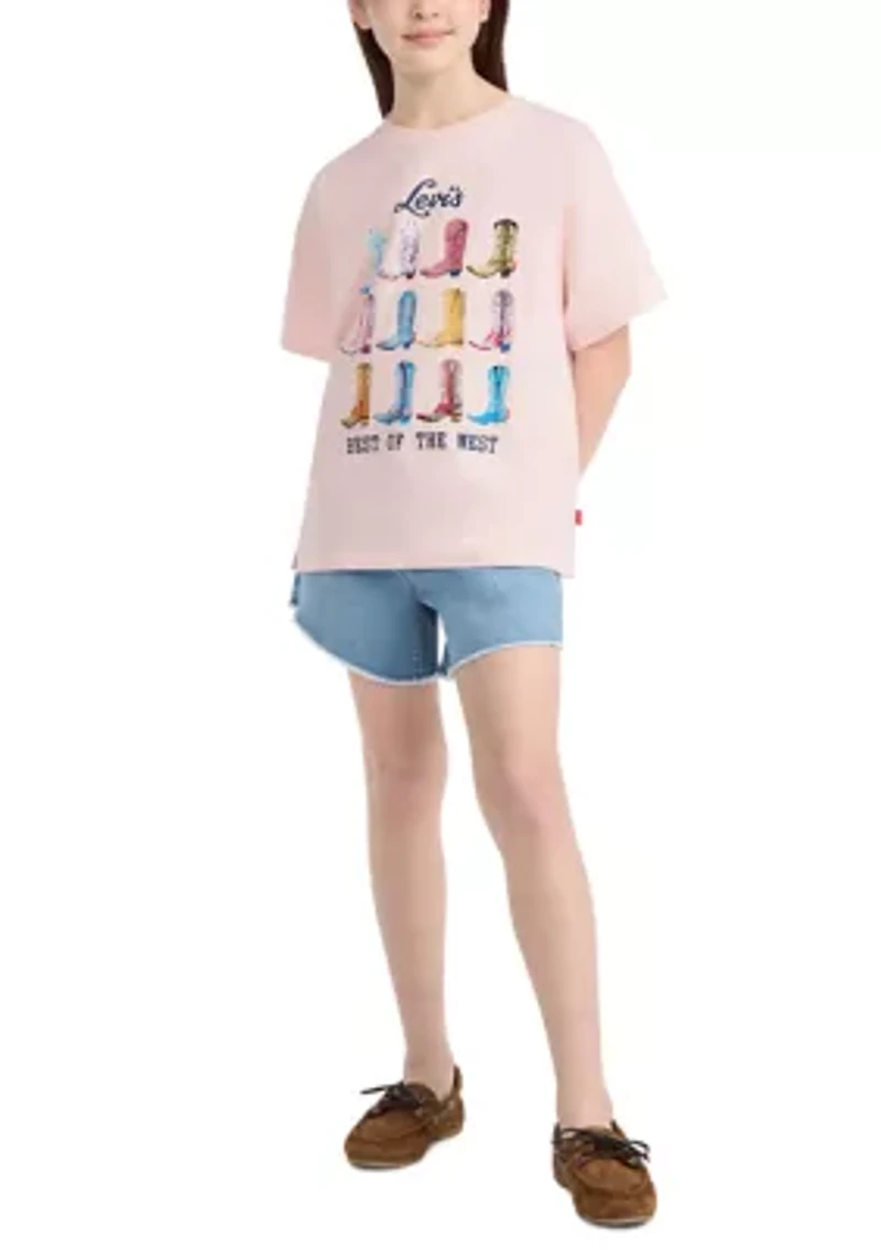Girls 7-16 Oversized Graphic T-Shirt