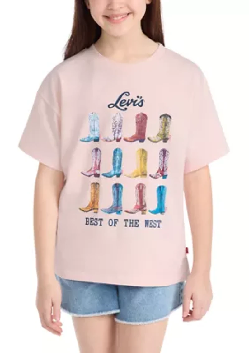 Girls 7-16 Oversized Graphic T-Shirt