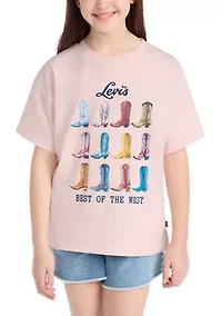 Girls 7-16 Oversized Graphic T-Shirt