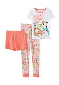 Girls 7-16 3 Piece Squish Pajama Set