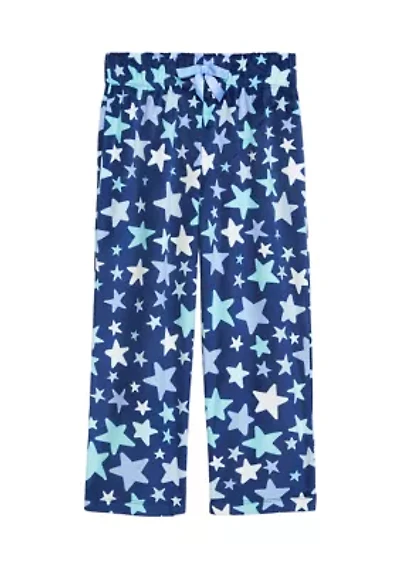 Girls Starry Print Pajama Pants