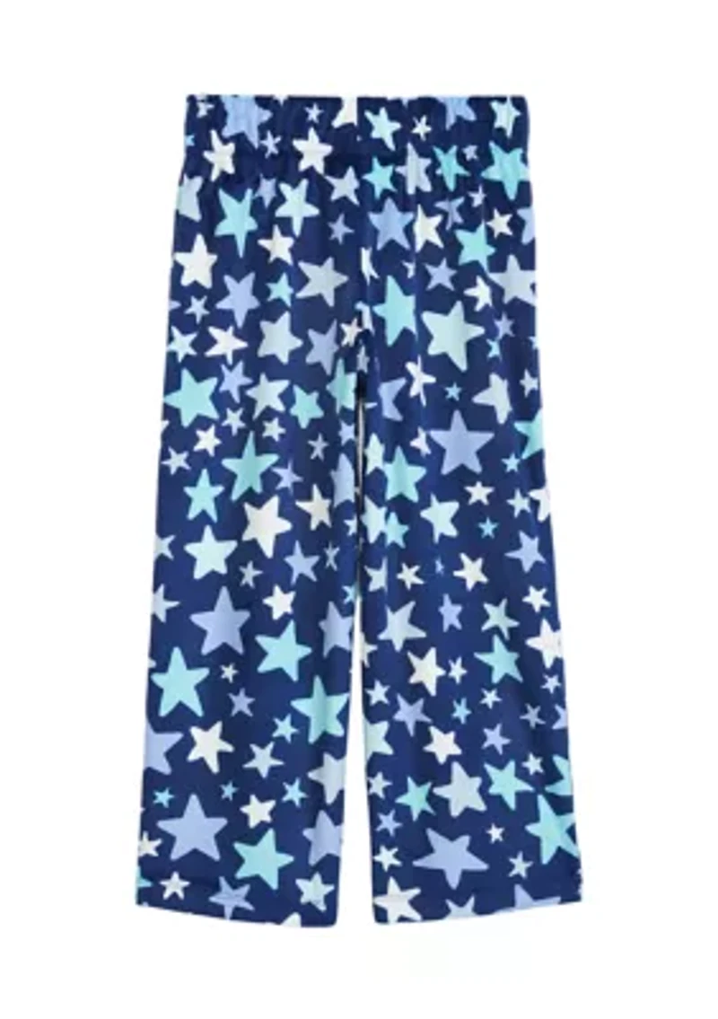 Girls Starry Print Pajama Pants