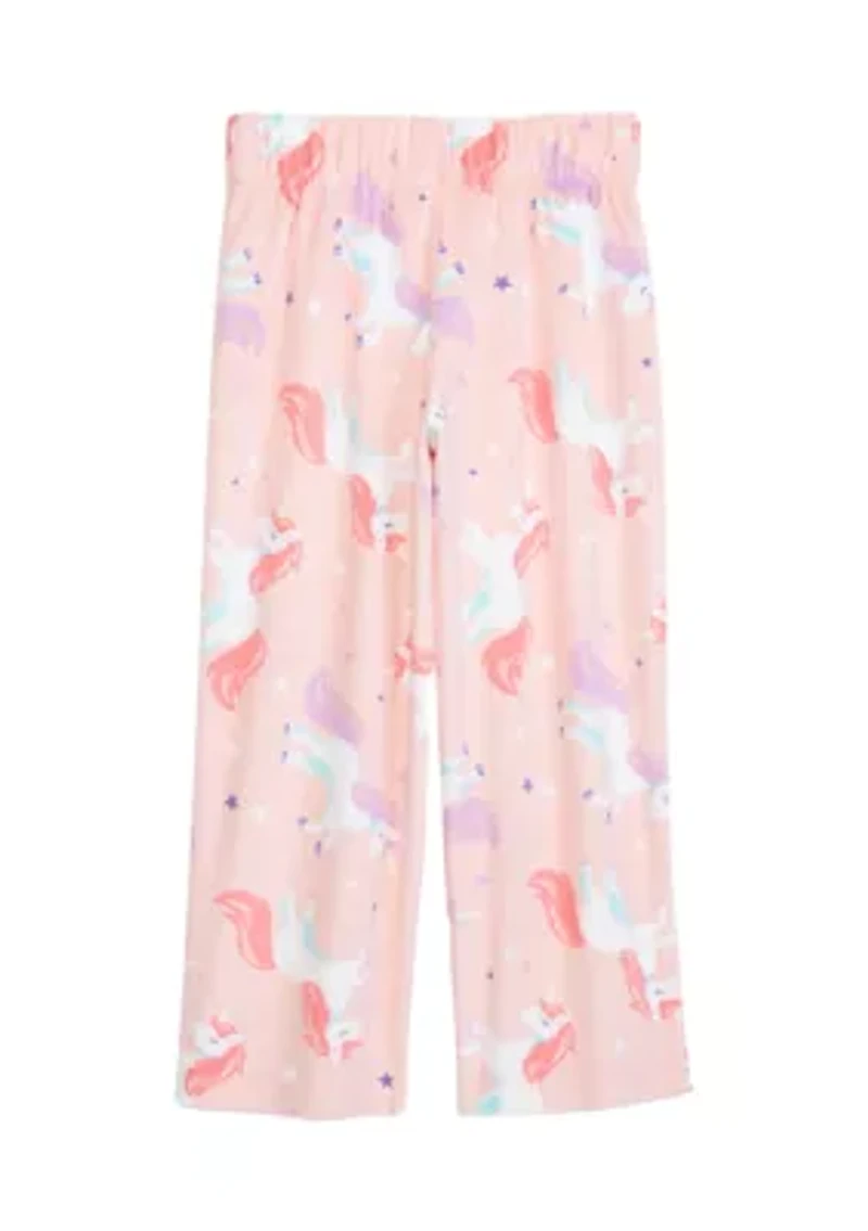 Girls 4-6x Unicorn Printed Pajama Pants