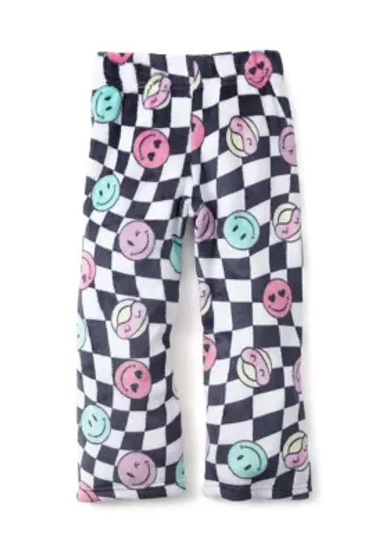 Girls 4-6x Wavy Smiley Sleep Pants